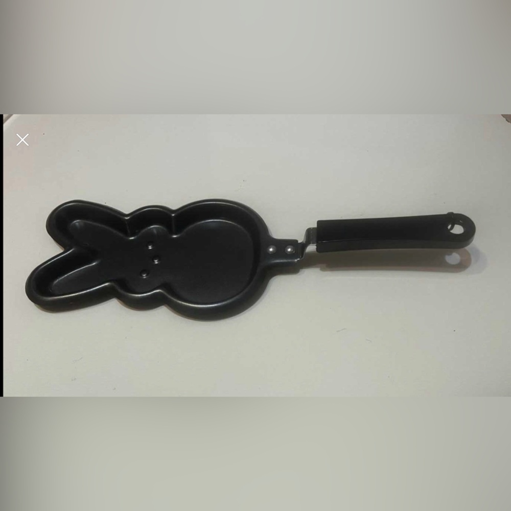 Peeps Easter Bunny Rabbit Shaped Skillet for Pancakes 12.5 x 4.25 inches